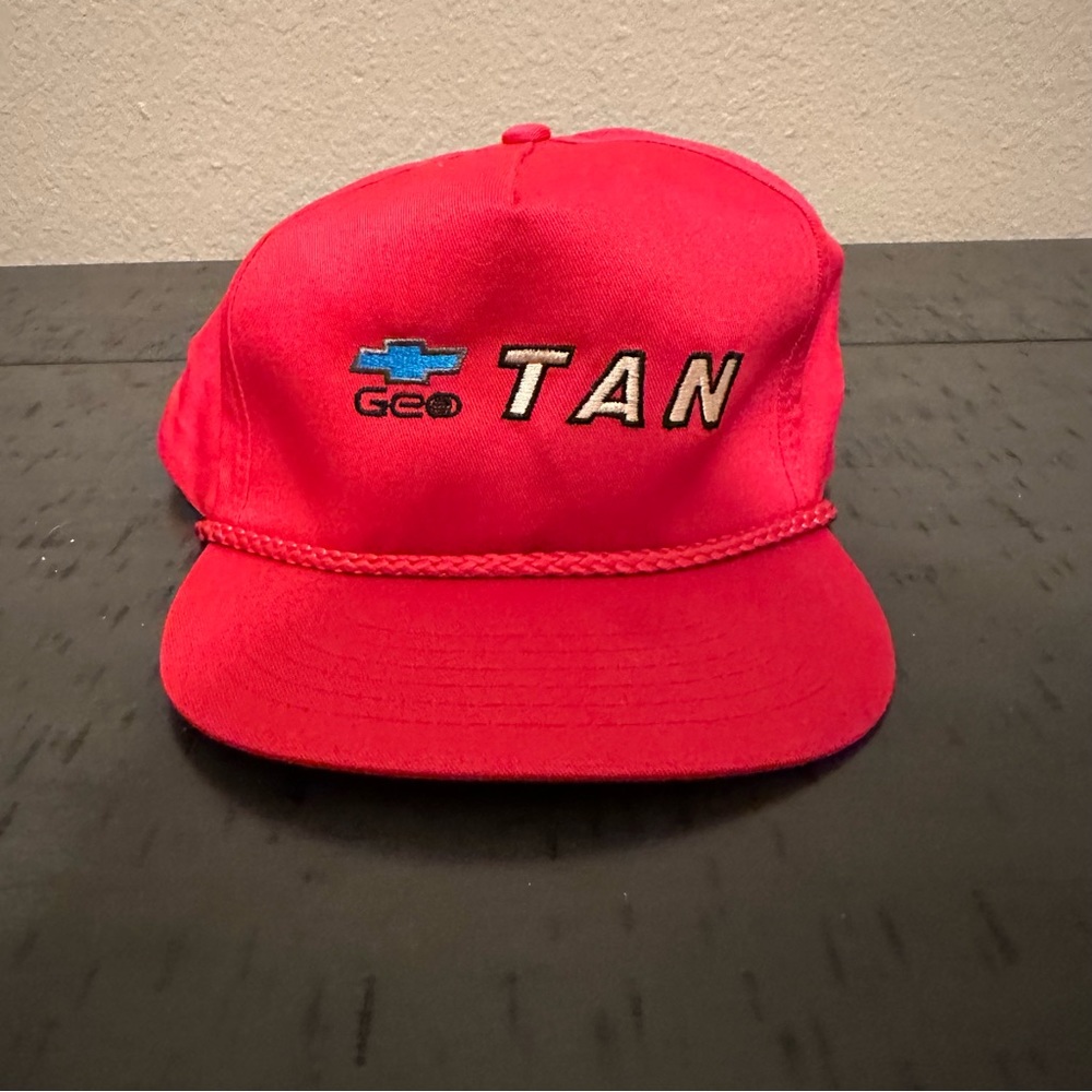 Vintage Chevy Geo Tan SnapBack Hat